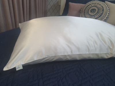 1/2 & 1/2 Pillowcase Set (2) in 'White'